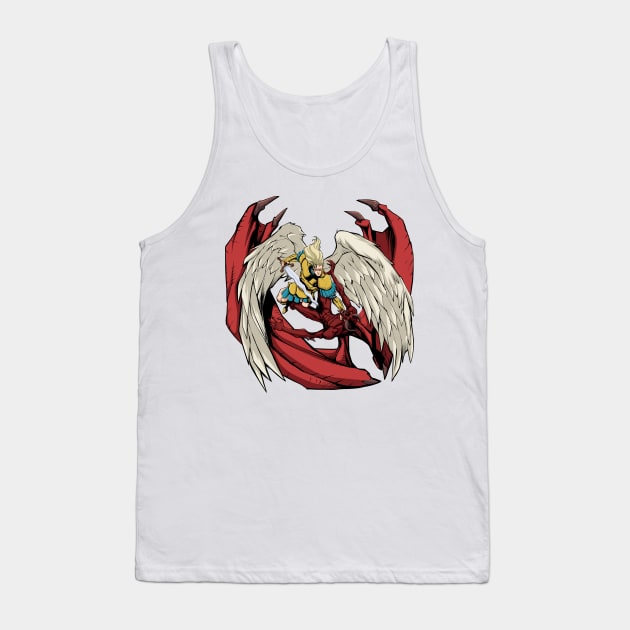 Angel versus Devil Tank Top by Malchev